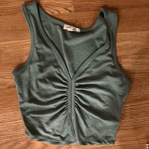 Silence and noise crop top